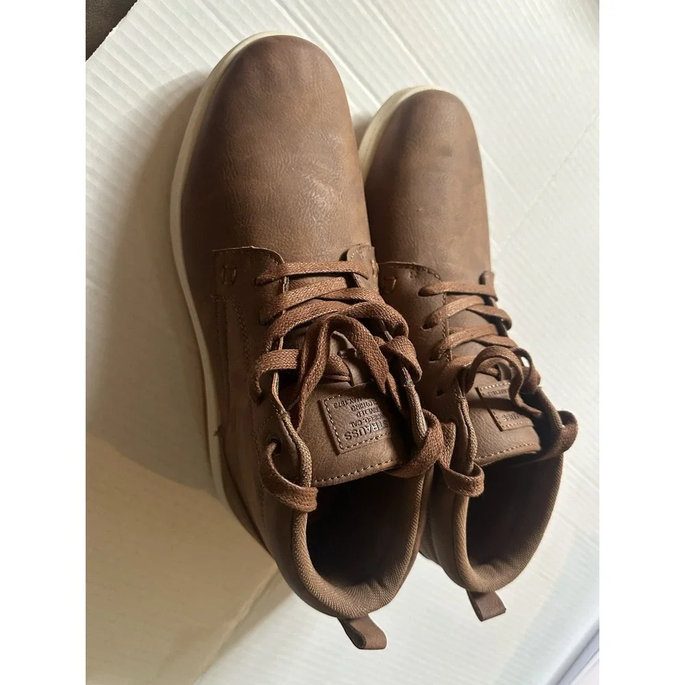 Levis Men's Goshen 2 Chukka Type Casual Ankle Boots Brown Lace Up Size 9